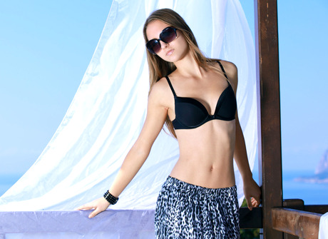 Izabel A in Gardina for Met-Art by Matiss