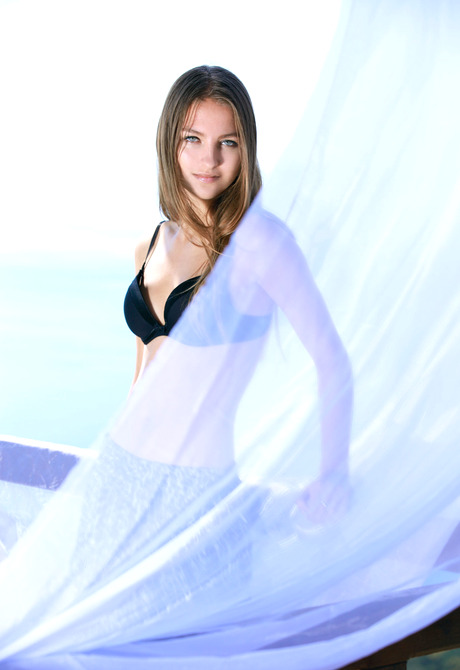 Izabel A in Gardina for Met-Art by Matiss