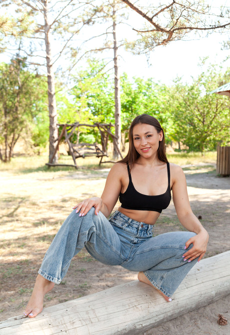 Sumiko in Sandy Mischief for Met-Art - 3 of 16