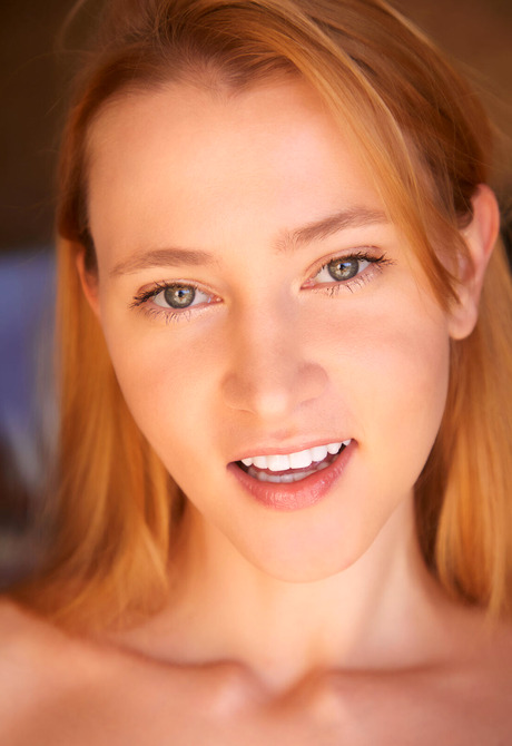 Redhead teen Ivi Rein spreads perfect ass and strips dress to reveal small tits - 7 of 12