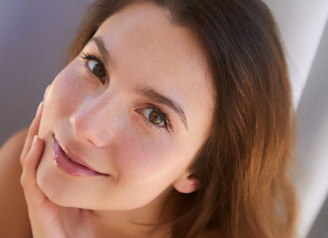 Gorgeous nude model Belka flaunting large breasts and teasing - 12 of 16