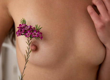 Petite babe Elena Wolfe sharing small tits and sexy naked body - 15 of 16