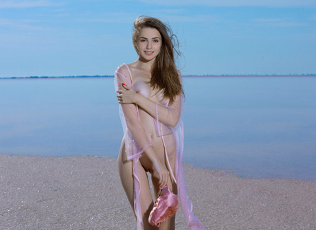 Elle Tan in Tranquil Ocean for Met-Art - 5 of 12