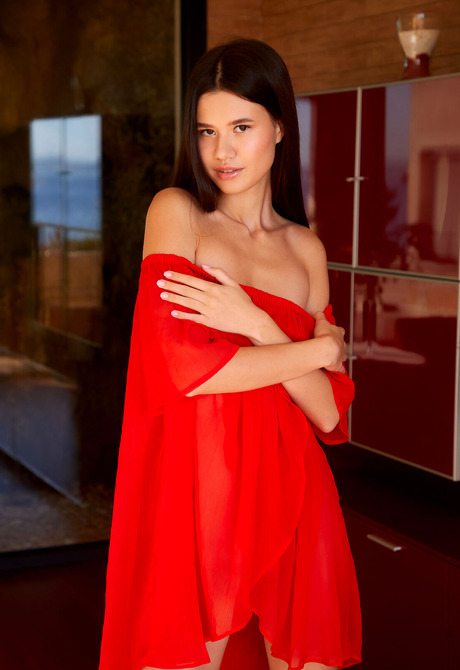 Glamorous erotic babe Evelin Elle flaunting perfect naked body - 2 of 16