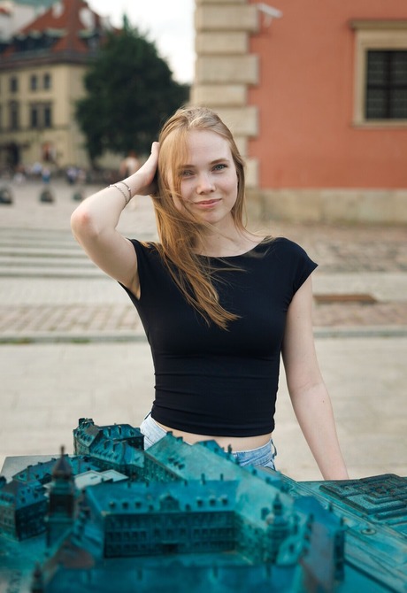 Luise in Visiting Warsaw 1 for Met-Art - 1 of 16
